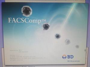 Thumbnail image of Becton Dickinson FACScan Flow Cytometer + Software & Dongle + Transformer Lab