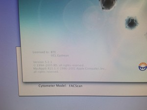 Thumbnail image of Becton Dickinson FACScan Flow Cytometer + Software & Dongle + Transformer Lab