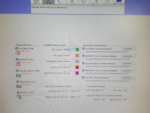 Thumbnail image of Becton Dickinson FACScan Flow Cytometer + Software & Dongle + Transformer Lab