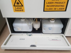 Thumbnail image of Becton Dickinson FACScan Flow Cytometer + Software & Dongle + Transformer Lab