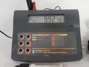 Thumbnail image of Hanna Instrument PH 210 Microprocessor pH Meter Lab