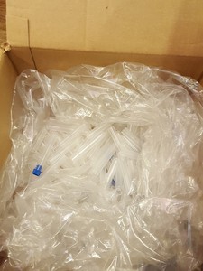 Thumbnail image of Large lot of Lab Glassware, Bottles, Test Tubes Measuring Cylinders Racks Flasks