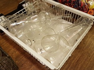 Thumbnail image of Large lot of Lab Glassware, Bottles, Test Tubes Measuring Cylinders Racks Flasks