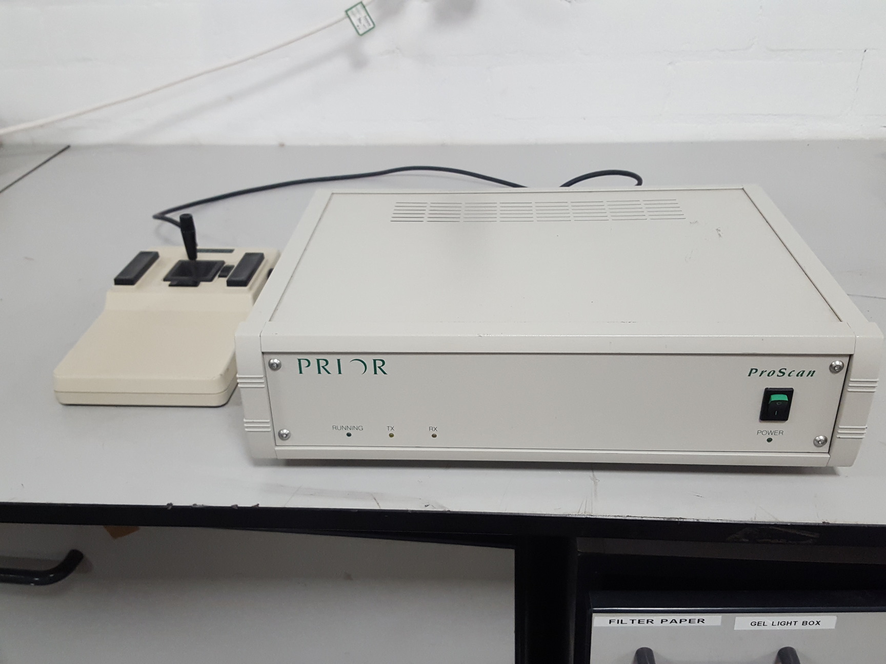 Image of Prior Scientific ProScan H29XYZE Controller With CS152DP 3-Axis Joystick