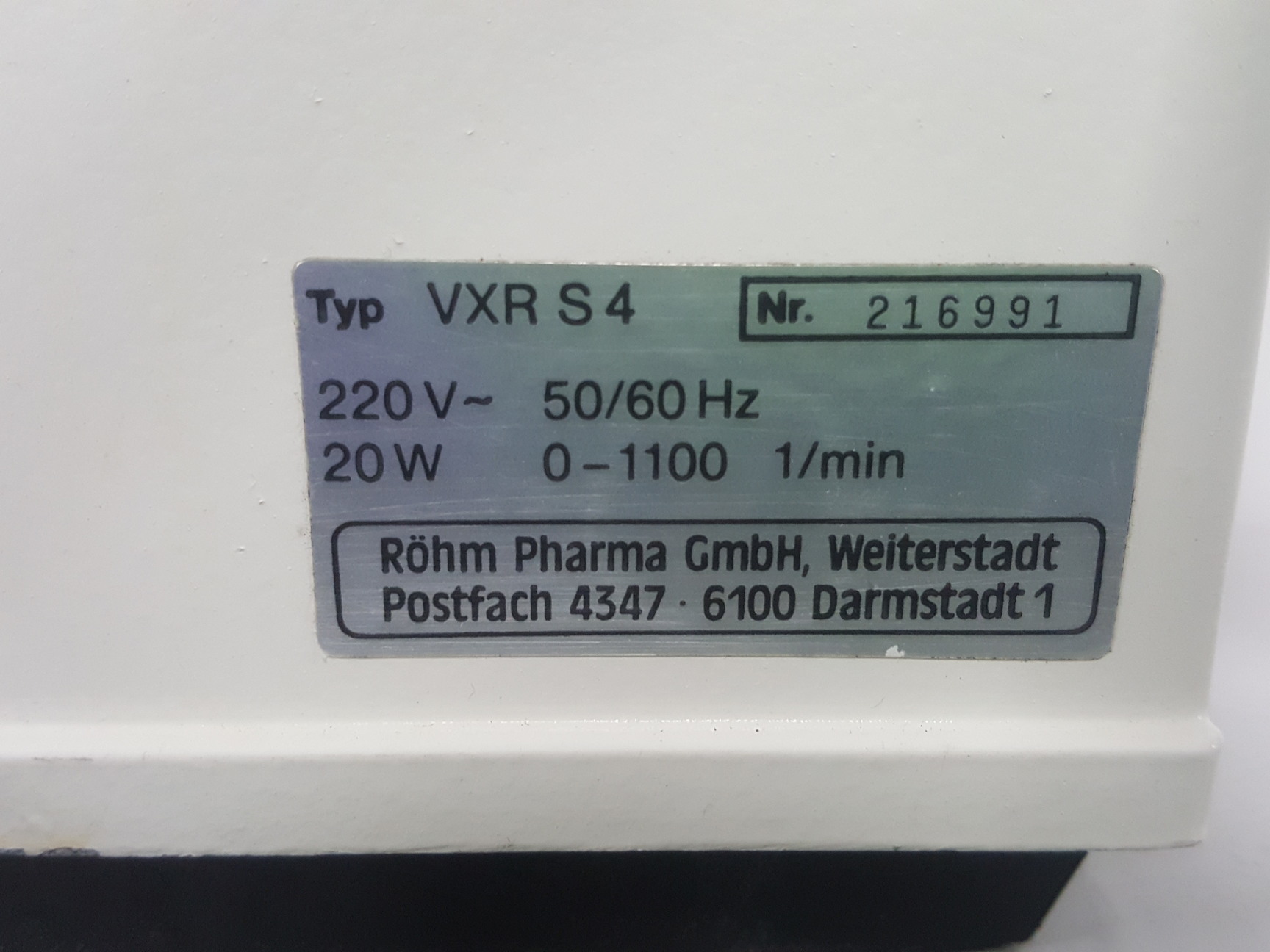 Image of Rohm Pharma VXR S4 Platform Shaker Orbital Schuttler Art Nr 491 Lab