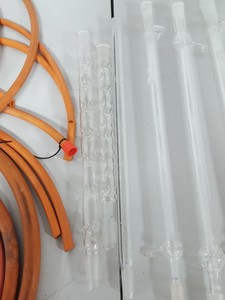 Thumbnail image of Lot of Lab Glassware Liebig & Graham Condenser Fractioning Distillation Column