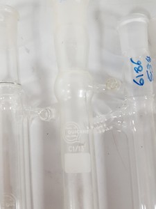 Thumbnail image of Lot of Lab Glassware Liebig & Graham Condenser Fractioning Distillation Column