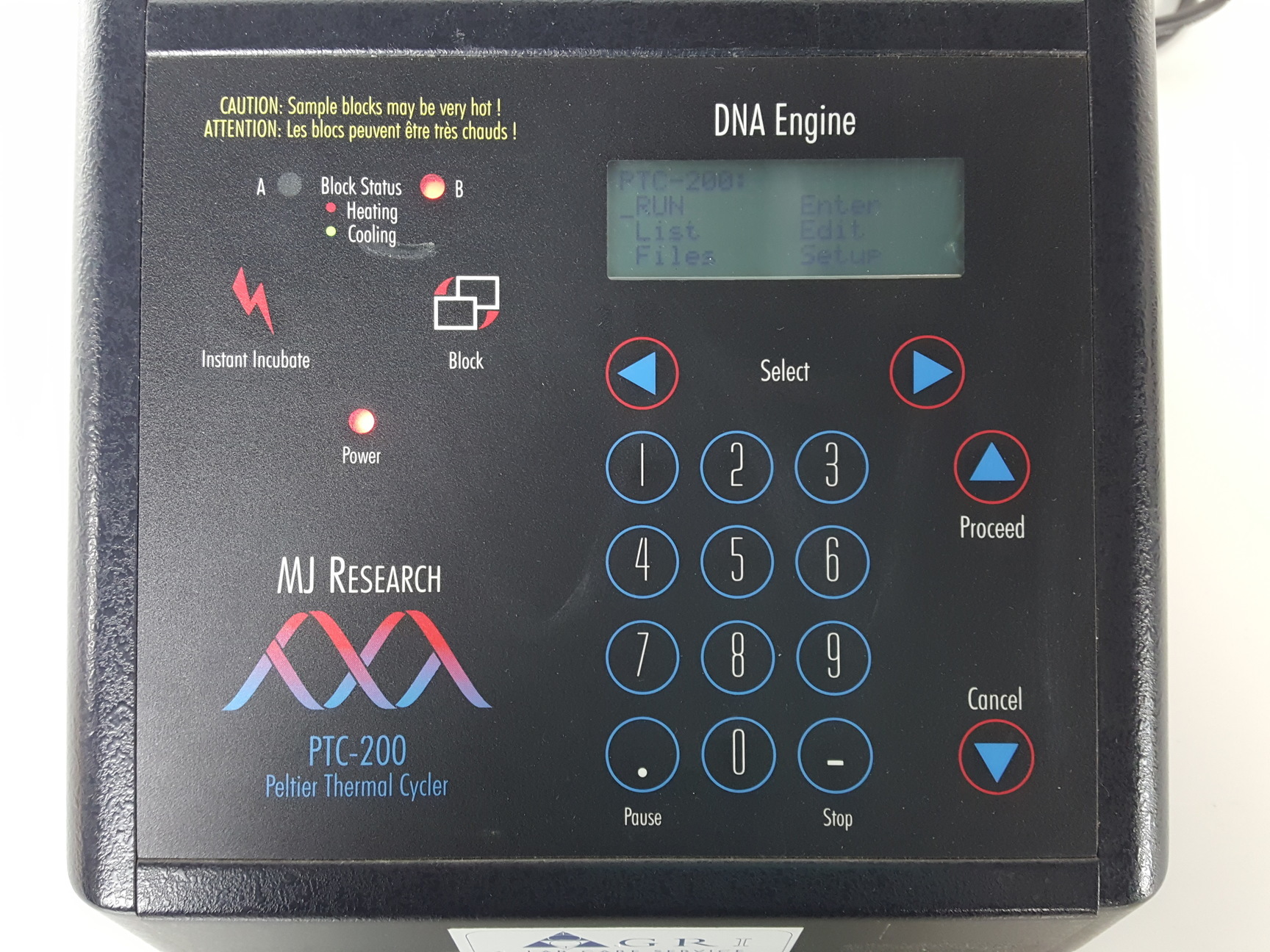 Image of MJ-Research PTC 200 Peltier Thermal Cycler + 2 Thermo Blocks Lab