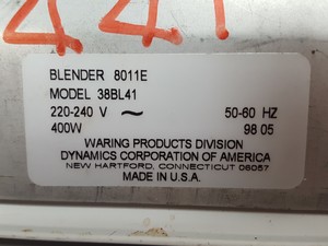 Thumbnail image of Waring 38BL47 Commercial Blender Blendor 8011E Lab Mixer