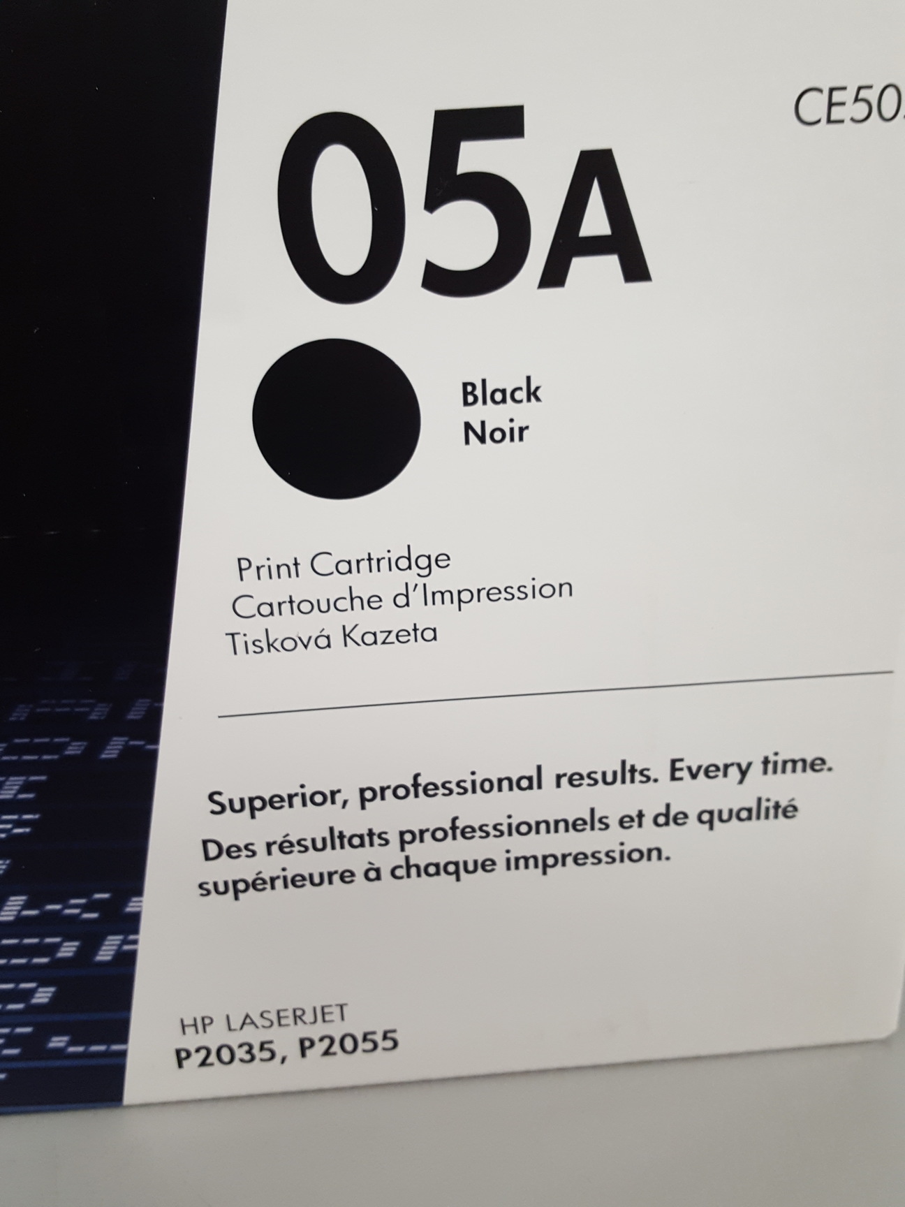 Image of HP 05A Black Original LaserJet Toner Cartridge