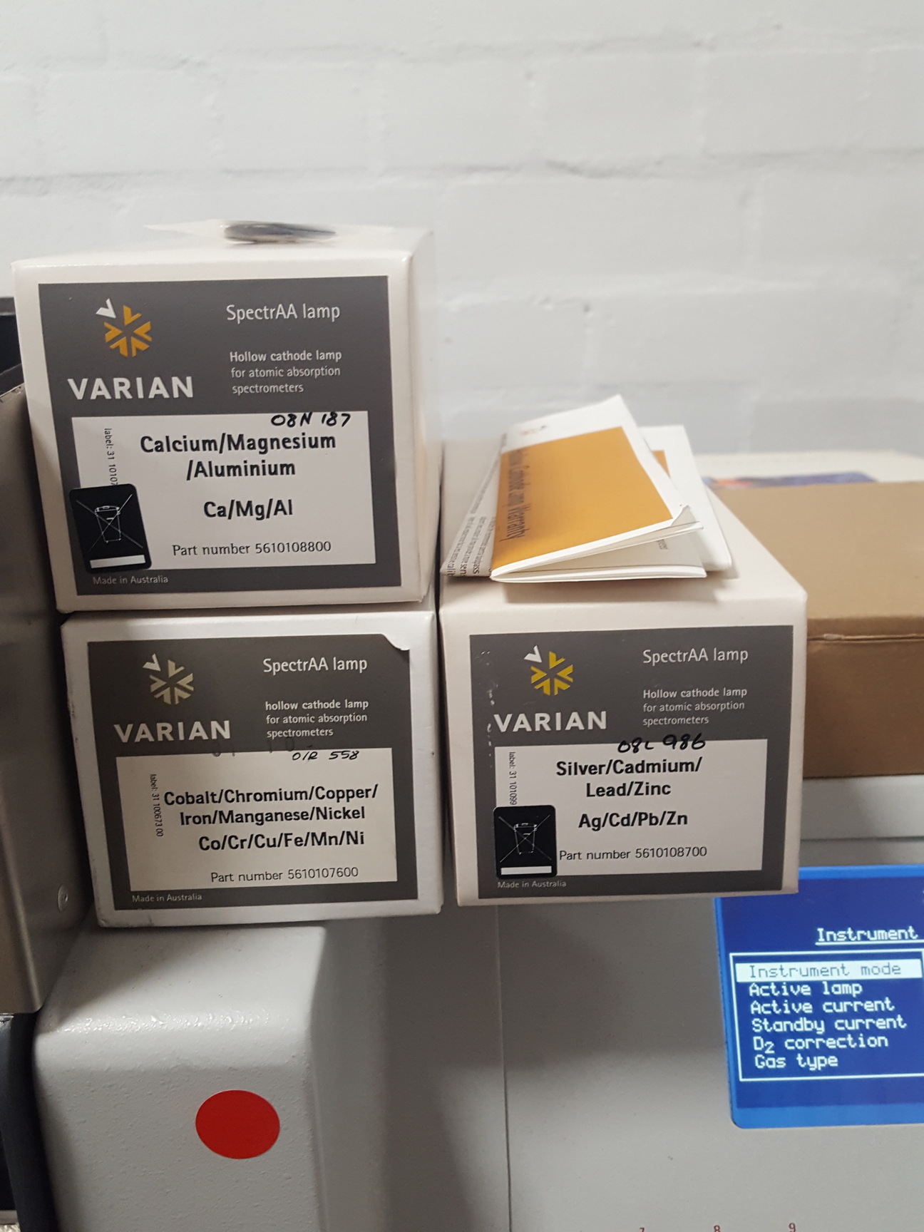 Image of Varian Atomic Absorption Spectrometer