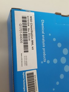Thumbnail image of Agilent MSD Chemstation MNL DA Kit G1701DA Rev. D.02.00 G1701-64005 Lab