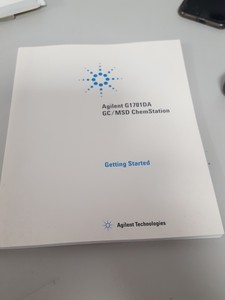 Thumbnail image of Agilent MSD Chemstation MNL DA Kit G1701DA Rev. D.02.00 G1701-64005 Lab
