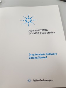 Thumbnail image of Agilent MSD Chemstation MNL DA Kit G1701DA Rev. D.02.00 G1701-64005 Lab