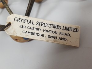 Thumbnail image of 2x Crystal Structures Limited Copper & Graphite Scale Element Model Antique 