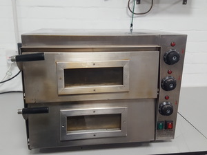 Thumbnail image of EP2P Electric Double Decker Pizza Oven Restaurant Commercial Catering