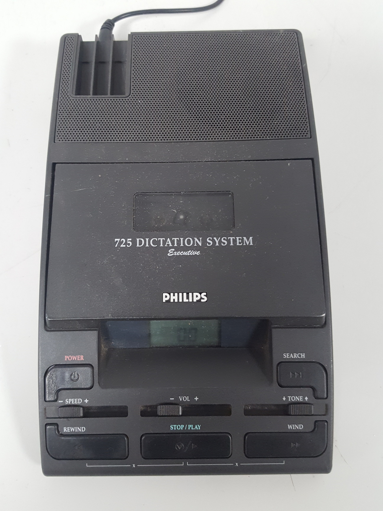 Image of Philips 725 Executive Dictation System Desktop Mini Cassette Dictator