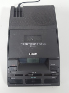 Thumbnail image of Philips 725 Executive Dictation System Desktop Mini Cassette Dictator