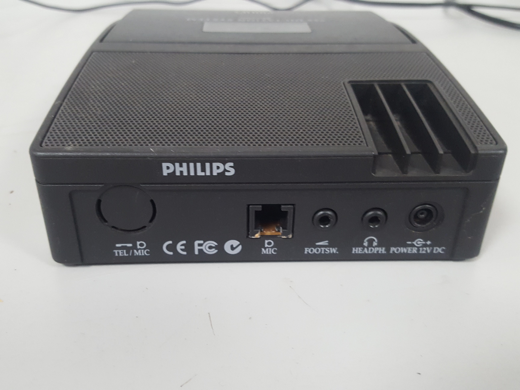 Image of Philips 725 Executive Dictation System Desktop Mini Cassette Dictator