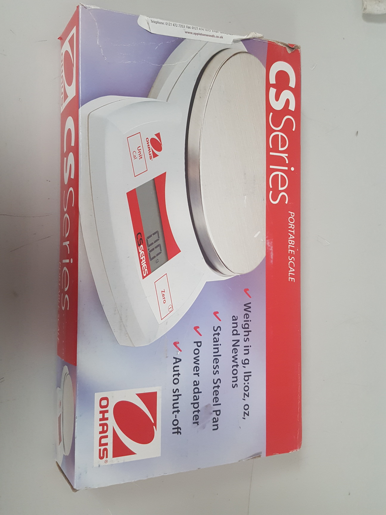 Image of Ohaus CS200 Scale 200g Lab Analytical Balance Weighing Scales