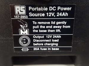 Thumbnail image of RS PRO Rechargeable Lead Acid Battery - 12V, 24Ah RS Stock No. 157-3953