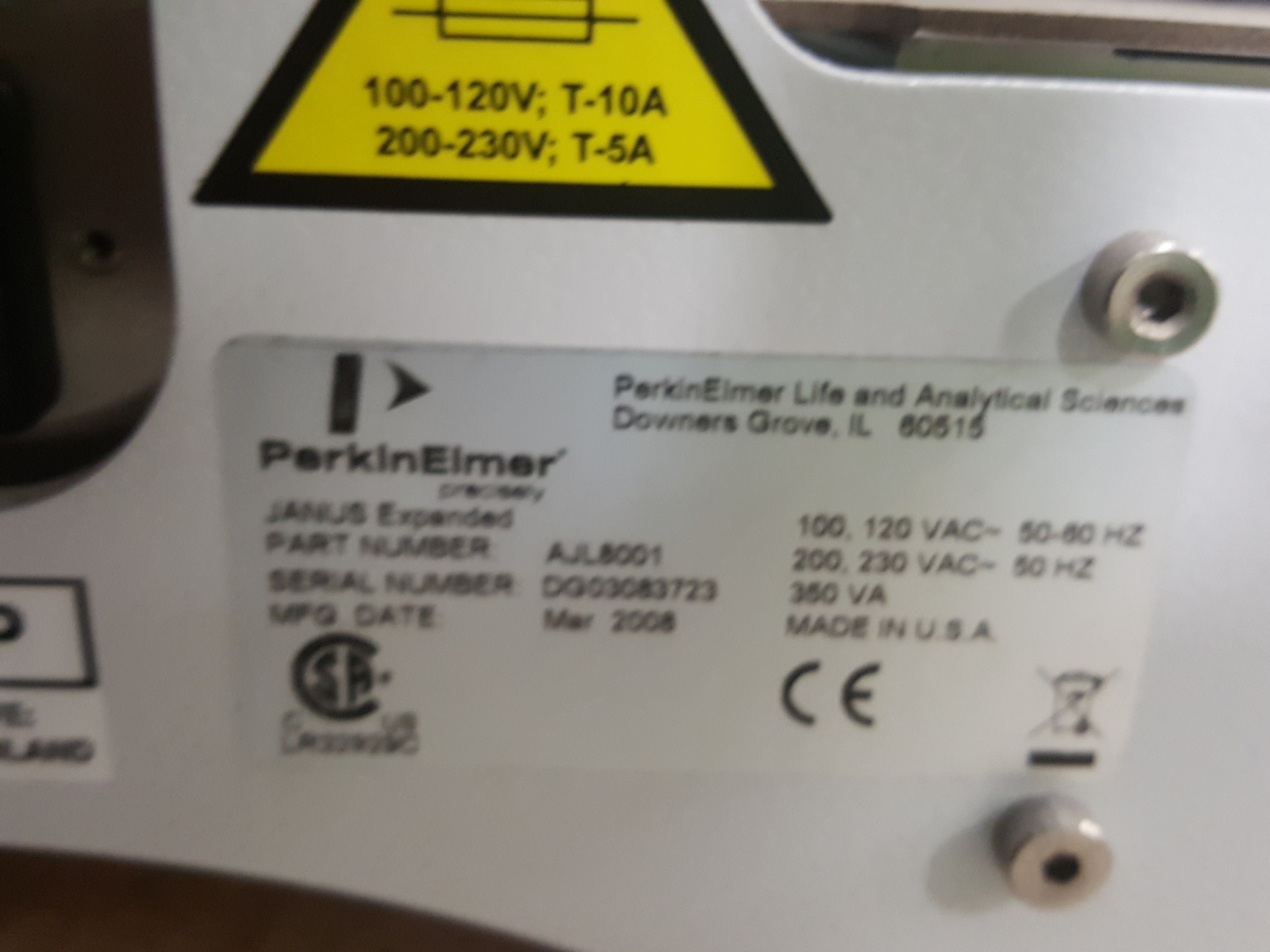 Image of Perkin Elmer Janus Gripper Automated Workstation Integration Platform, Victor 3V