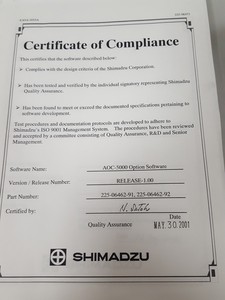 Thumbnail image of Shimadzu GC-2010 + GCMS-QP2010 - Faulty Turbopump