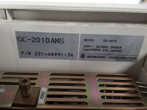 Thumbnail image of Shimadzu GC-2010 + GCMS-QP2010 - Faulty Turbopump