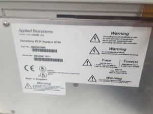 Thumbnail image of Applied Biosystems 9700 PCR System Lab Scientific Equipment Spares Repair