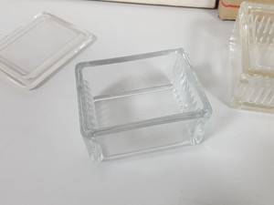 Thumbnail image of 47x Glass Microscope Slide Holders Tubs / Trays Lab Glassware
