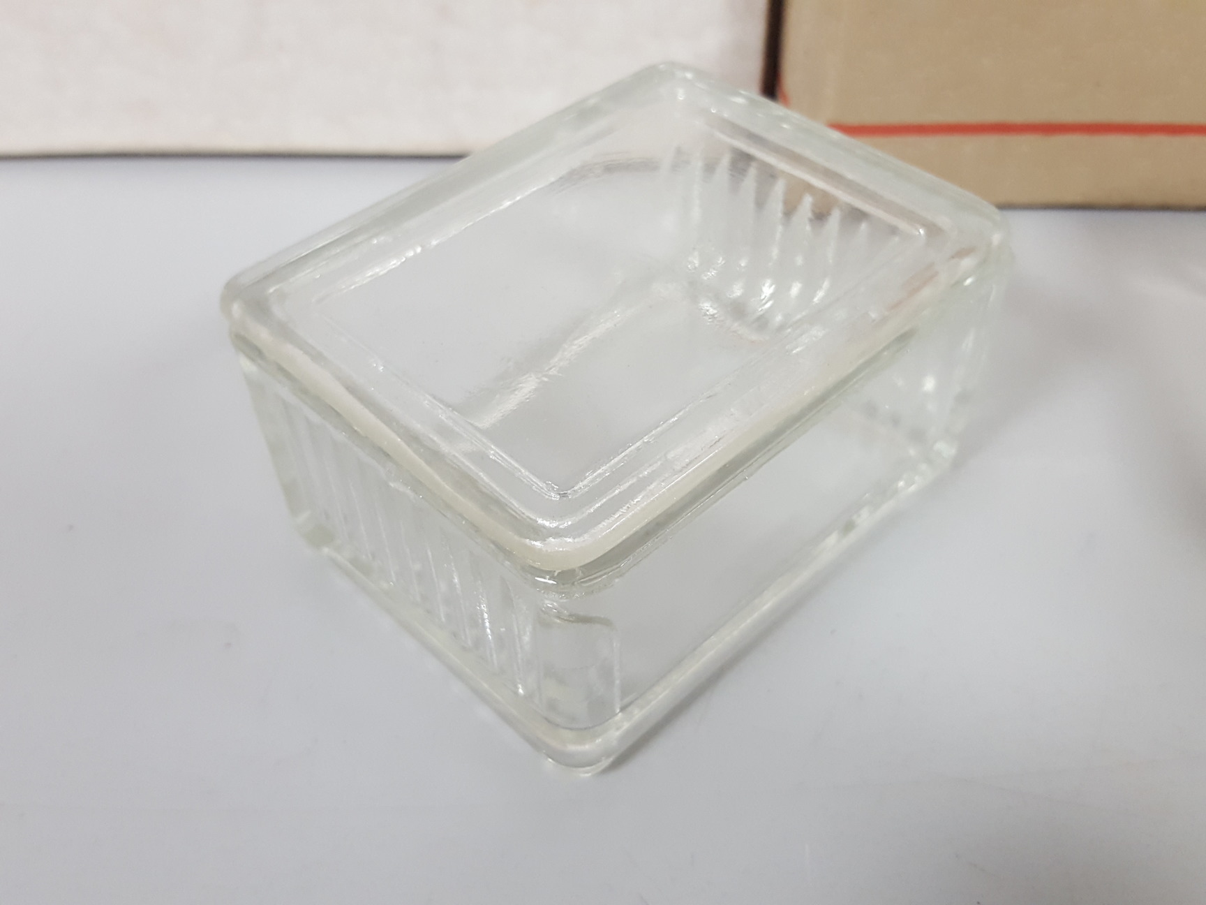 Image of 47x Glass Microscope Slide Holders Tubs / Trays Lab Glassware