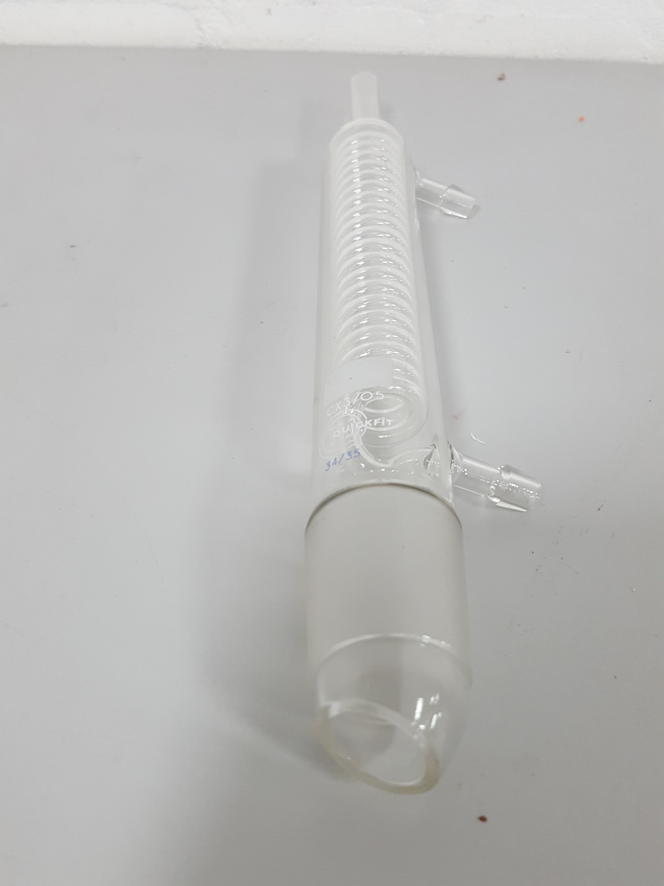 Image of Quickfit Borosilicate Glass Condenser Coil CX/305 Lab Jointed Glassware 34/35