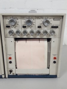 Thumbnail image of 2x Lectromed Chart Recorder Dispenser Linear Plotter