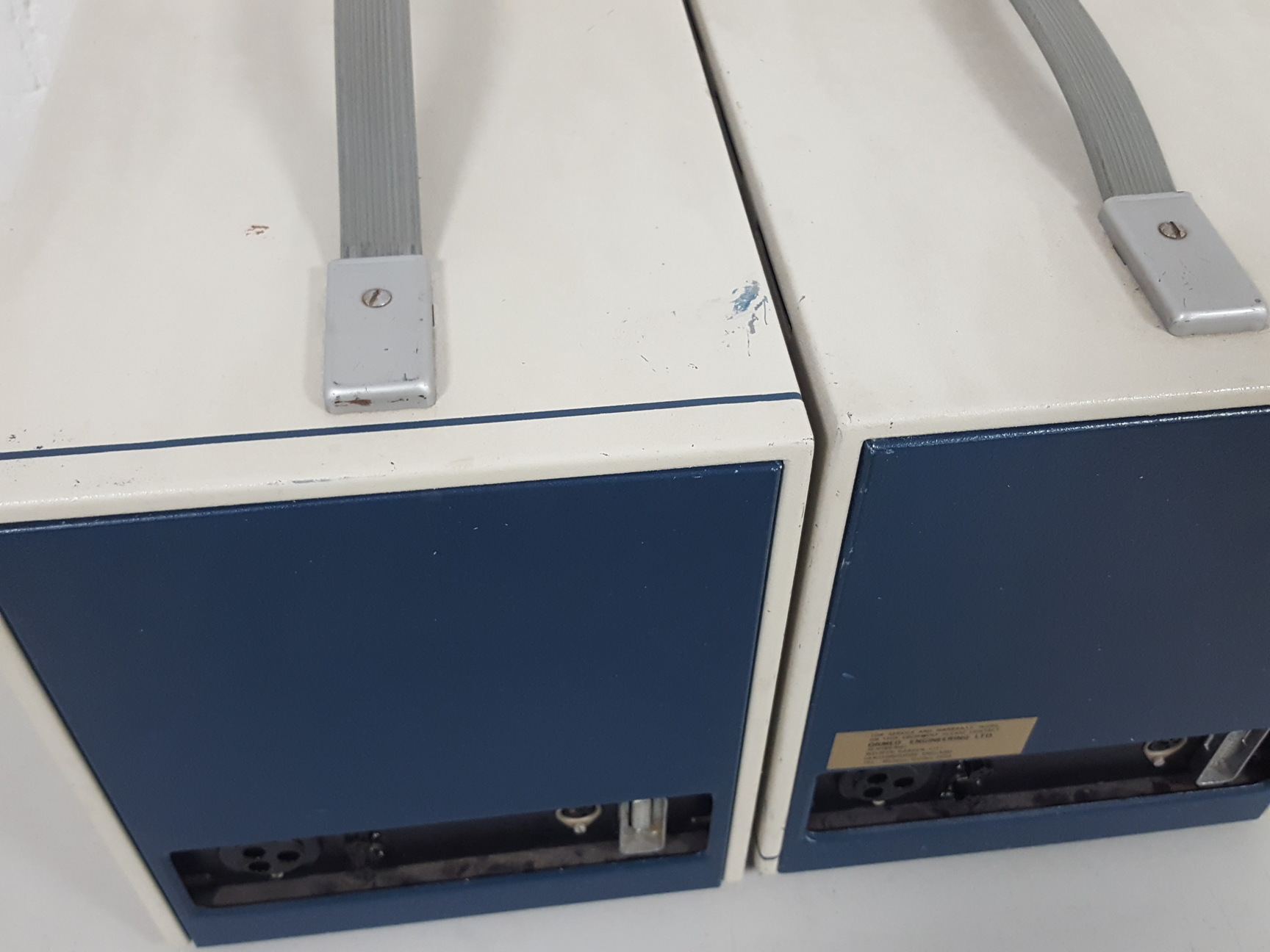Image of 2x Lectromed Chart Recorder Dispenser Linear Plotter