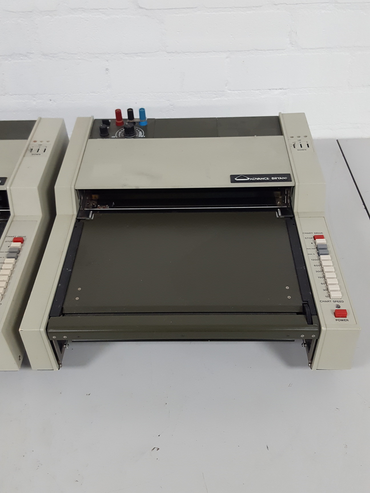 Image of 3x Advance Bryans Chart Recorders Linear Recorder Lab