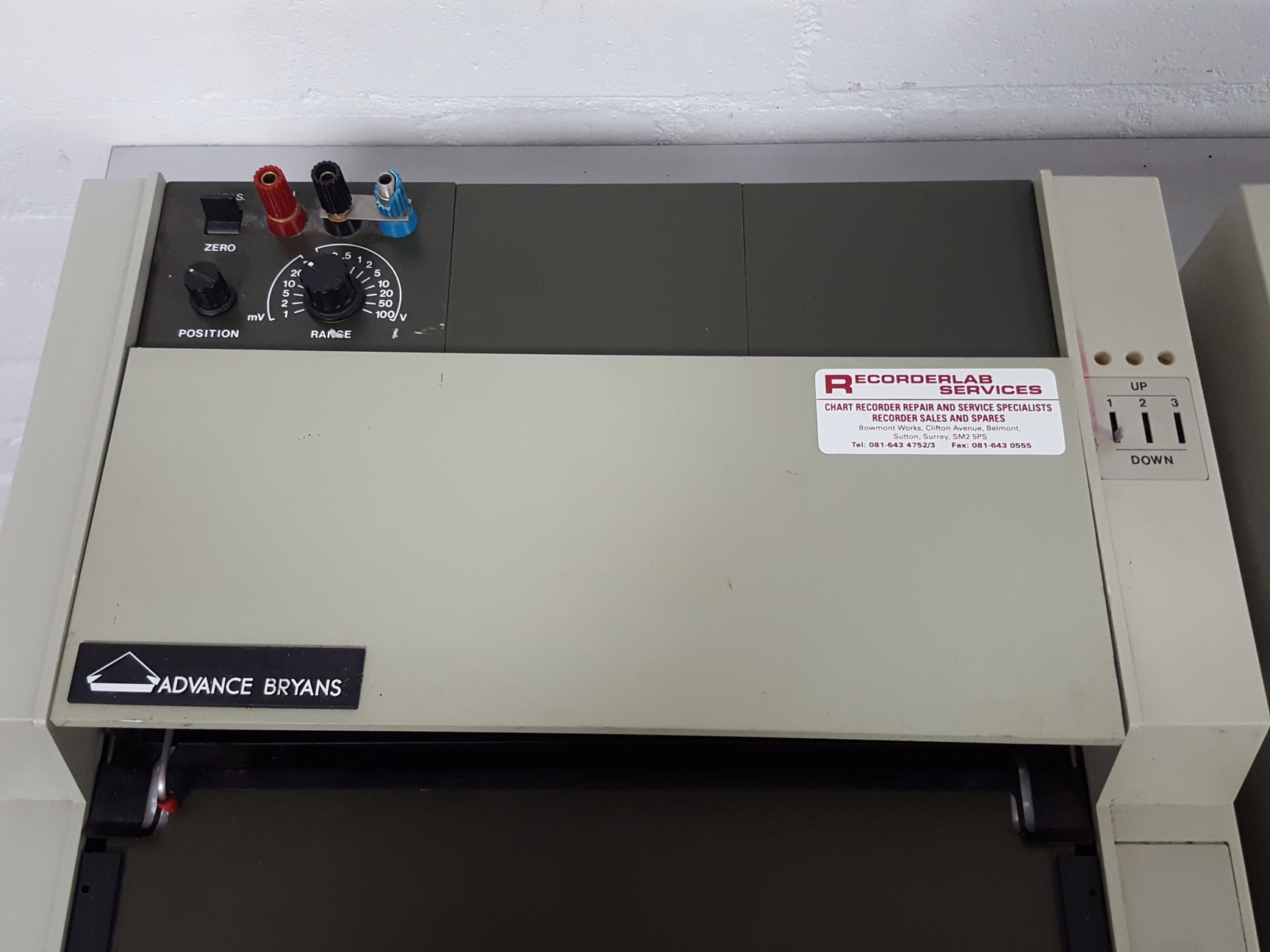 Image of 3x Advance Bryans Chart Recorders Linear Recorder Lab