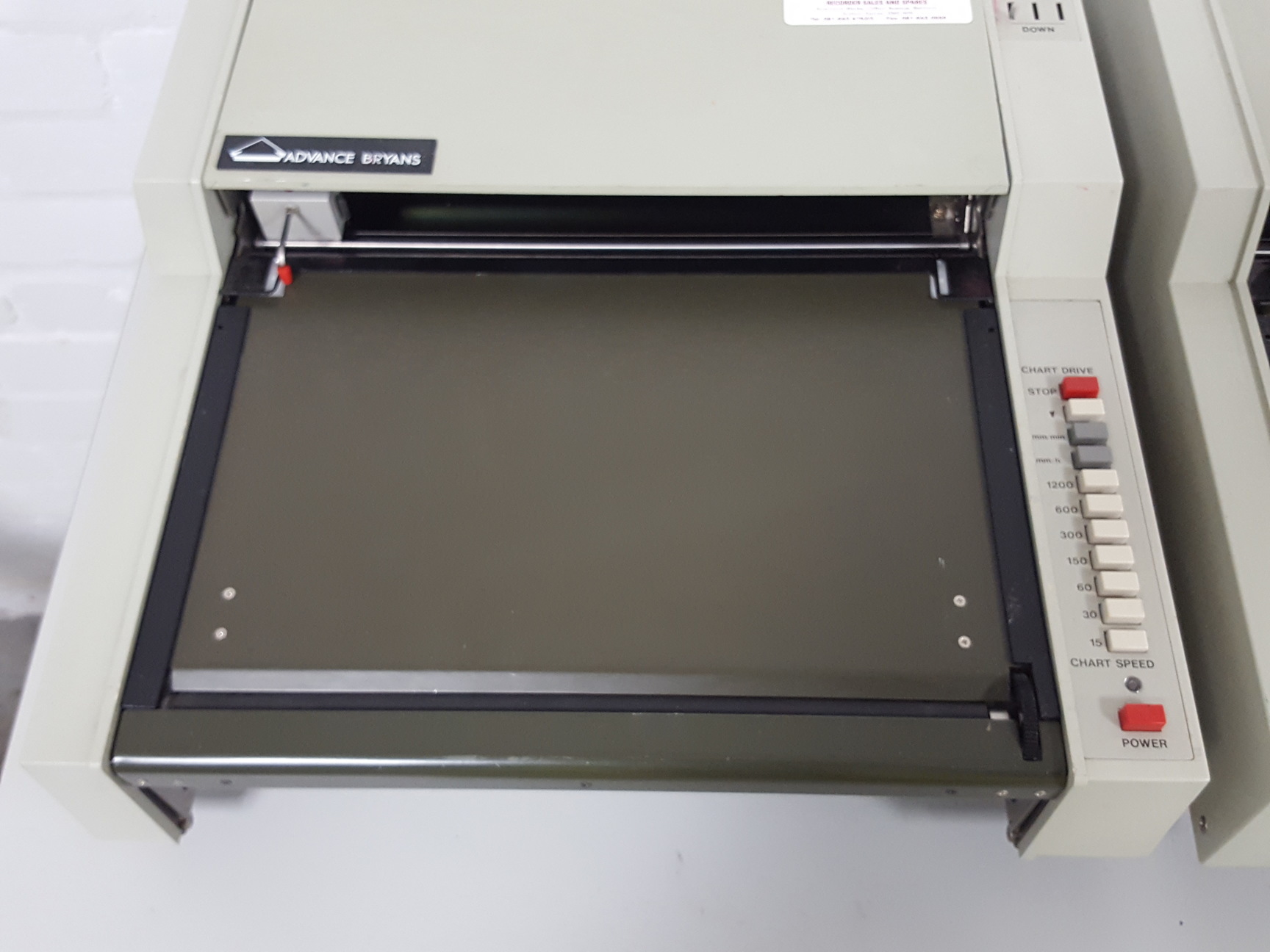 Image of 3x Advance Bryans Chart Recorders Linear Recorder Lab