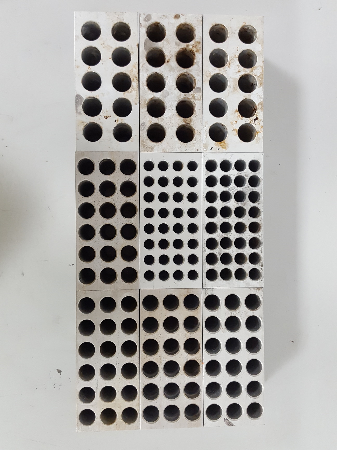 Image of Multi Size Blocks of Thermo-Block Heater (Lot of 9)