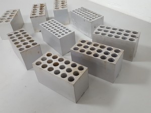 Thumbnail image of Multi Size Blocks of Thermo-Block Heater (Lot of 9)