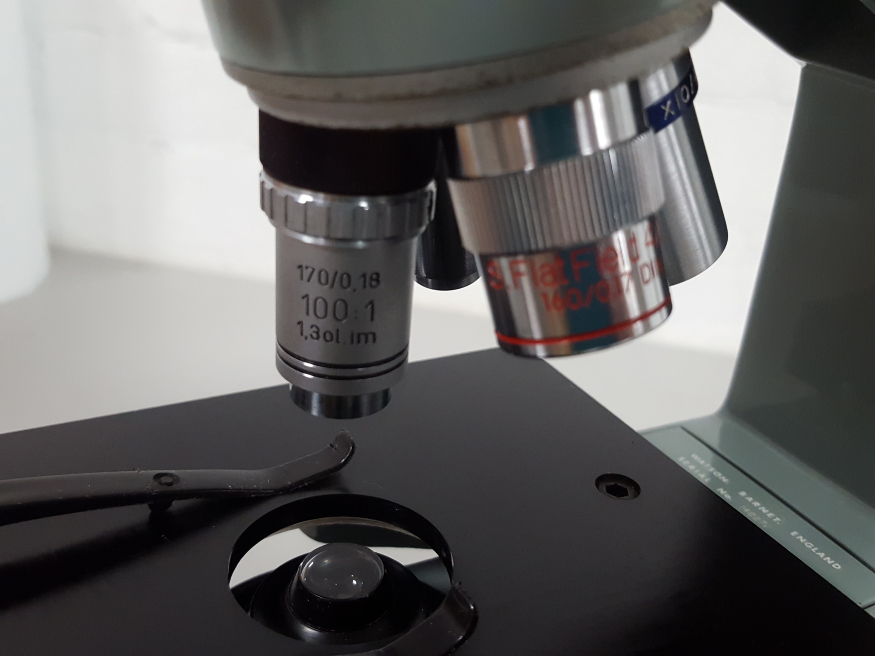 Watson Microsystem 70 Microscope + 4 Objectives