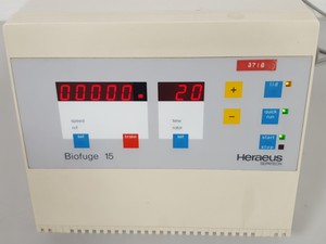 Thumbnail image of Heraeus Sepatech Biofuge 15 Benchtop Centrifuge + HTA 13.8 13000rpm Rotor Lab