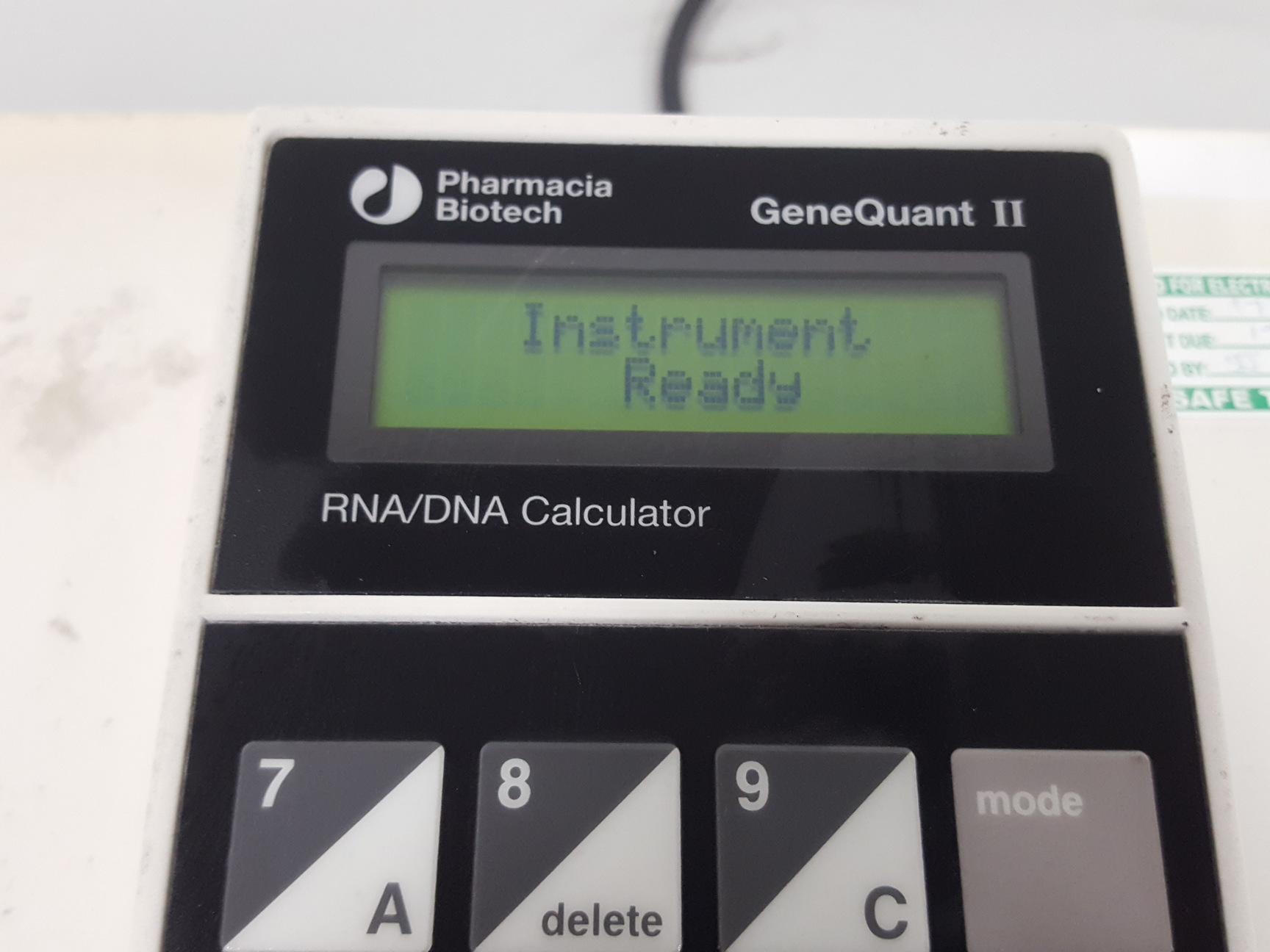 Image of Pharmacia Biotech GeneQuant II RNA/DNA Calculator Lab