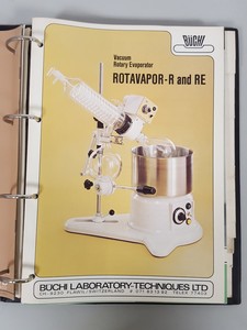 Thumbnail image of Buchi Rotary Evaporator & Other Systems Manuals Job Lot Lab
