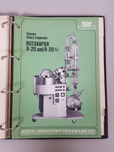 Thumbnail image of Buchi Rotary Evaporator & Other Systems Manuals Job Lot Lab