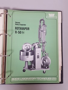 Thumbnail image of Buchi Rotary Evaporator & Other Systems Manuals Job Lot Lab