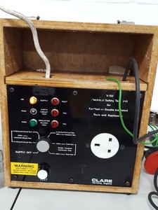 Thumbnail image of Clare V.152 Vintage Electrical Safety Tester PAT Test Unit