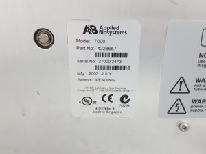 Thumbnail image of ABI PRISM 7000 Sequence Detection System PCR