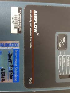Thumbnail image of AirFlow AV-2 Air Velocity & Volume Flow Meter Lab