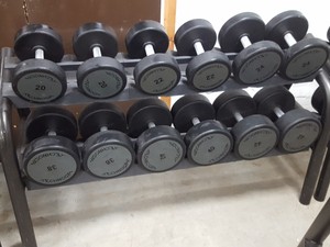 Thumbnail image of Technogym Dumbbell Complete Set 12 to 48kg With 5 Racks, 1460kg Total