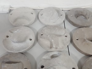 Thumbnail image of Lot of 20 Grey / White Bouldering / Rock Climbing Grips Hand / Foot - With Bolts